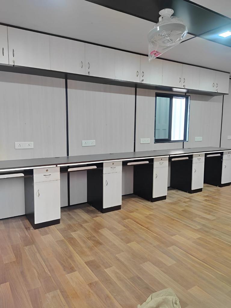 Container home in mountain setting